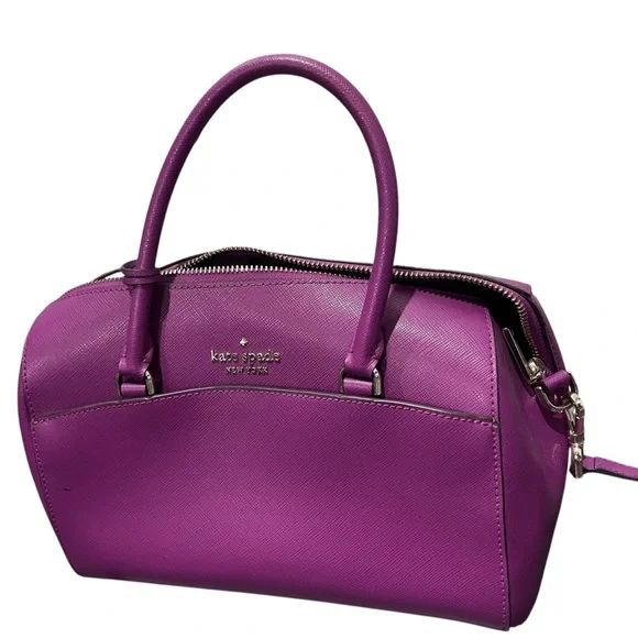 Kate Spade Vibrant Purple Satchel Handbag Purse - Picture 1 of 4